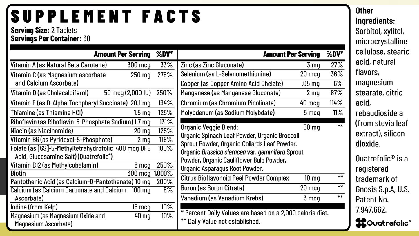 Children's Daily Multivitamin Chewable